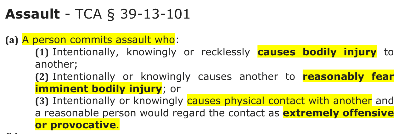 Assault and Domestic Violence – Quillen Law